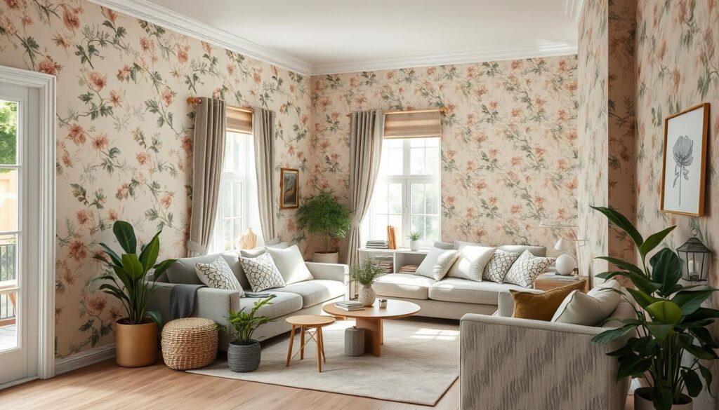 Living room wallpaper colors