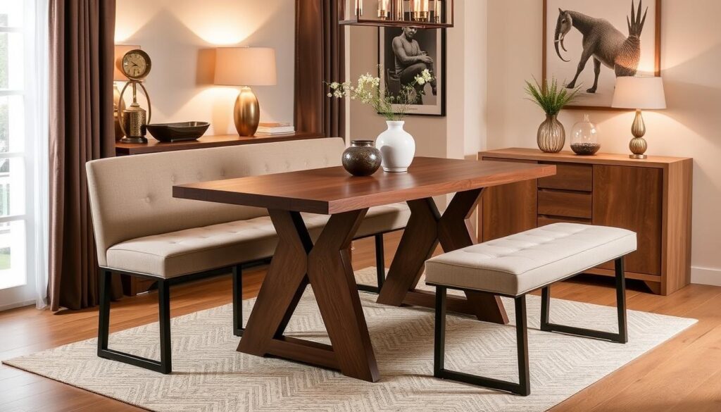 counter height dining room sets with bench