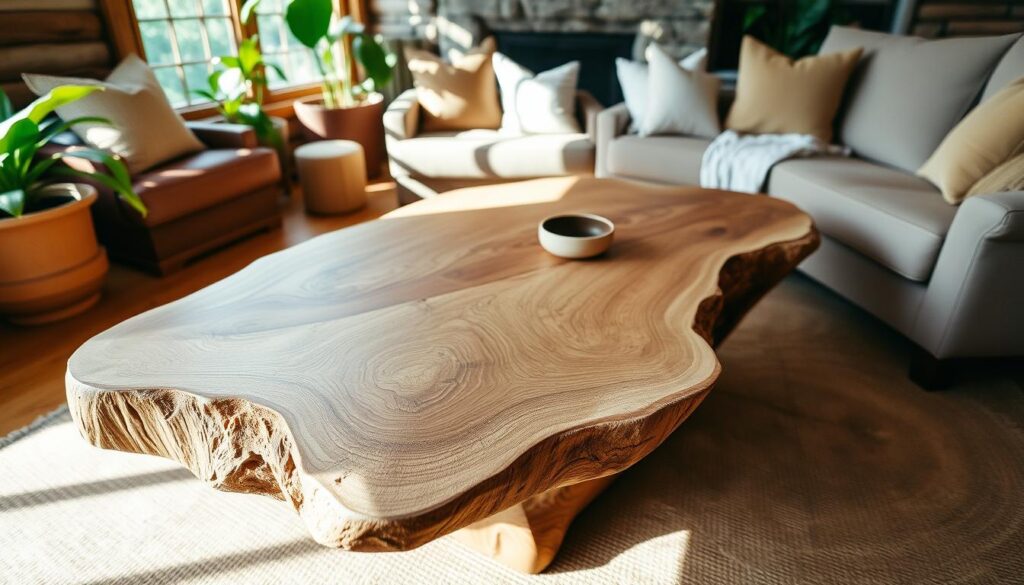 live-edge driftwood table