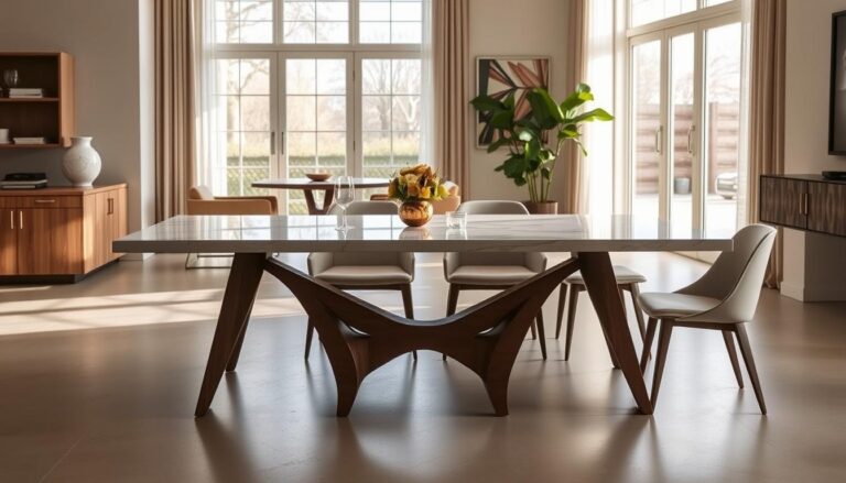 modern dining table