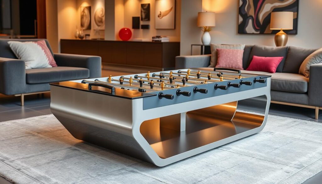 modern foosball coffee table