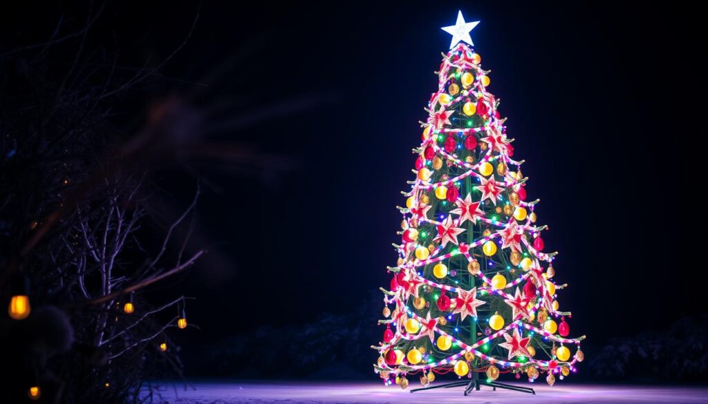 outdoor led christmas tree