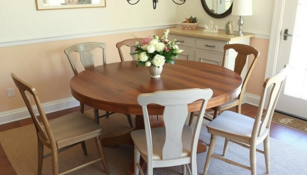 round dining table