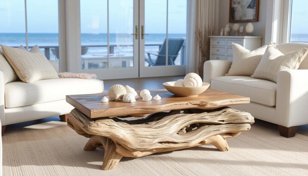 small coastal coffee table