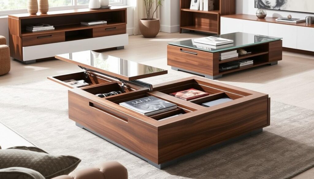 storage coffee tables