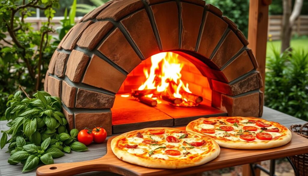 wood fired pizza oven