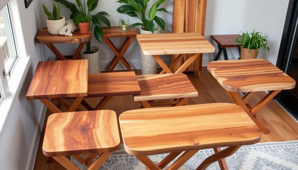 wooden folding tables