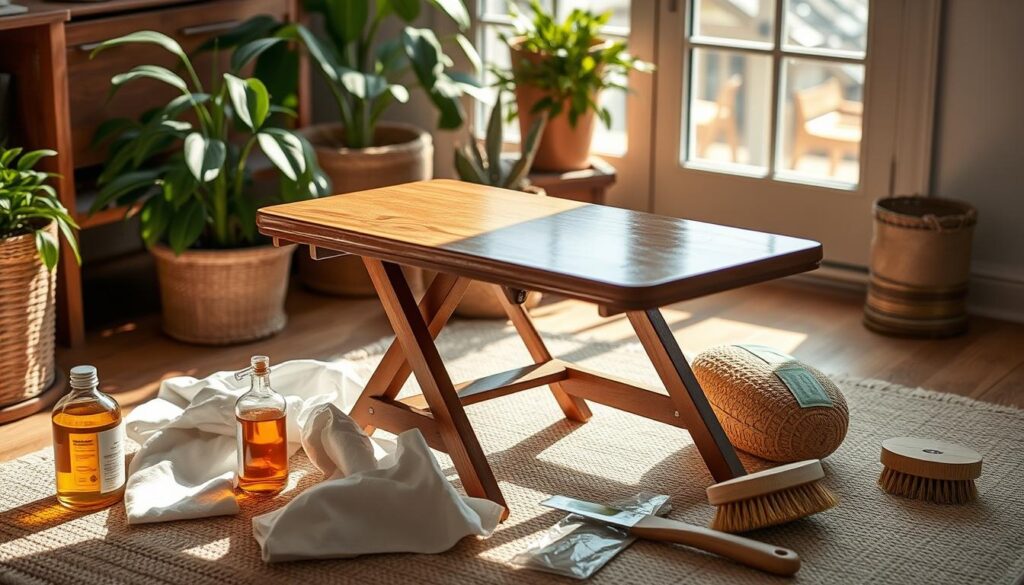 wooden table care