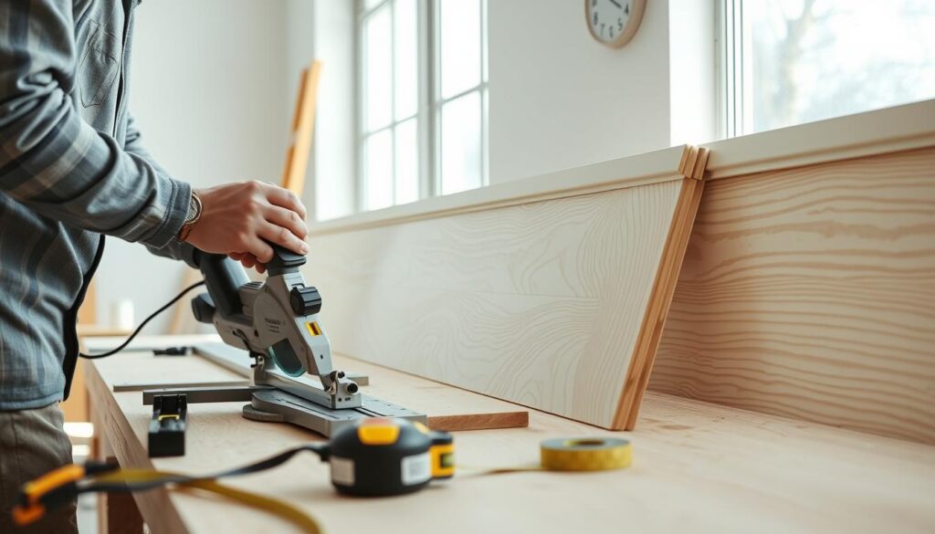 beadboard paneling installation