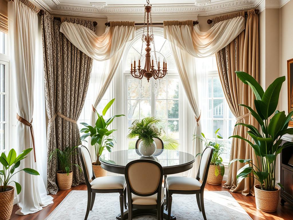 budget-friendly dining room curtain options