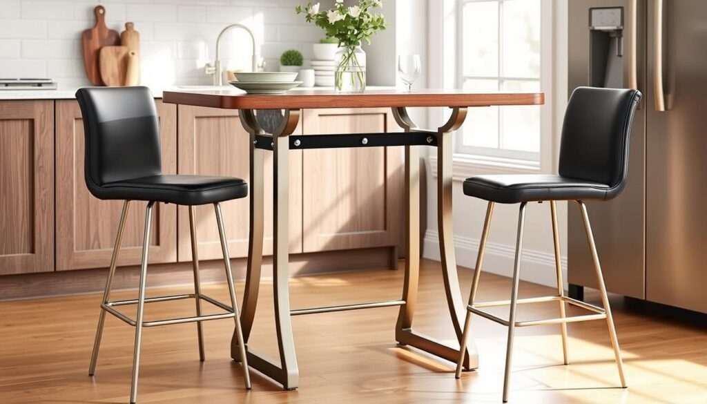 counter height folding table