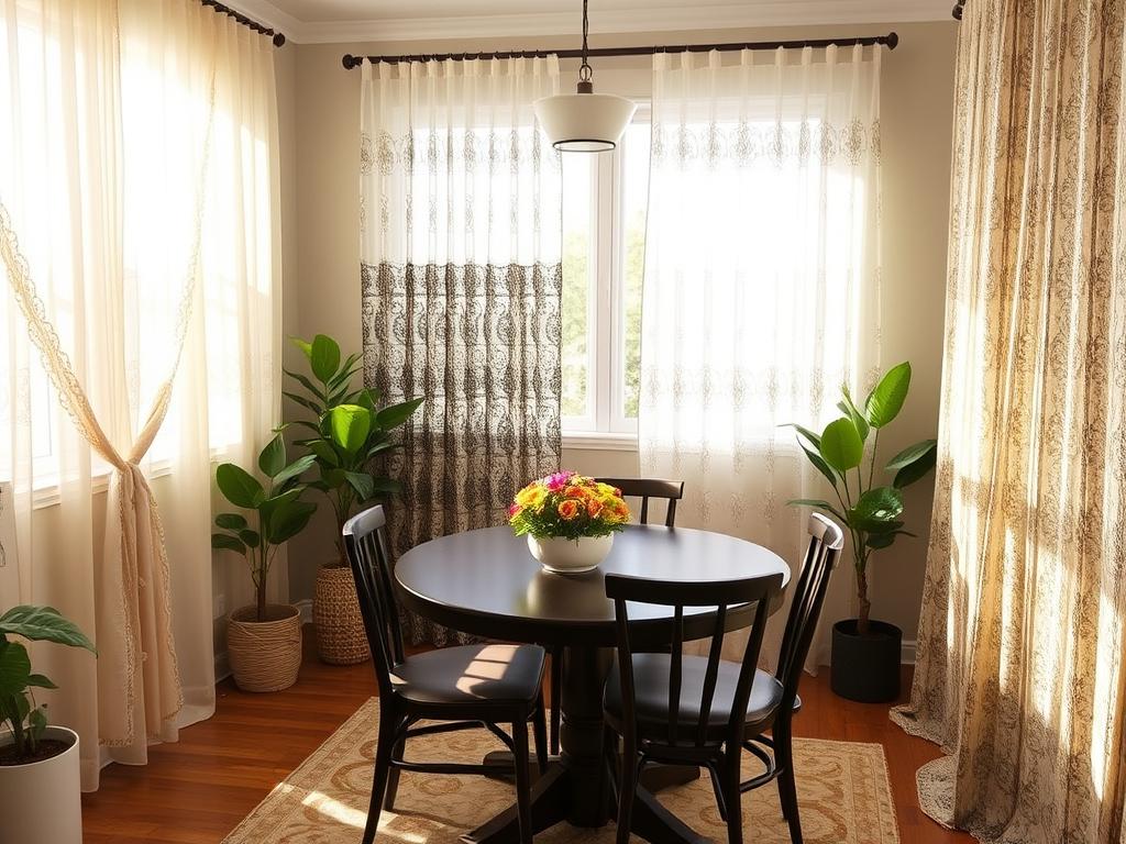 dining room curtain ideas