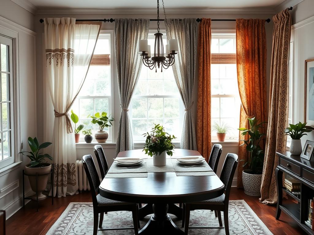 dining room curtain ideas