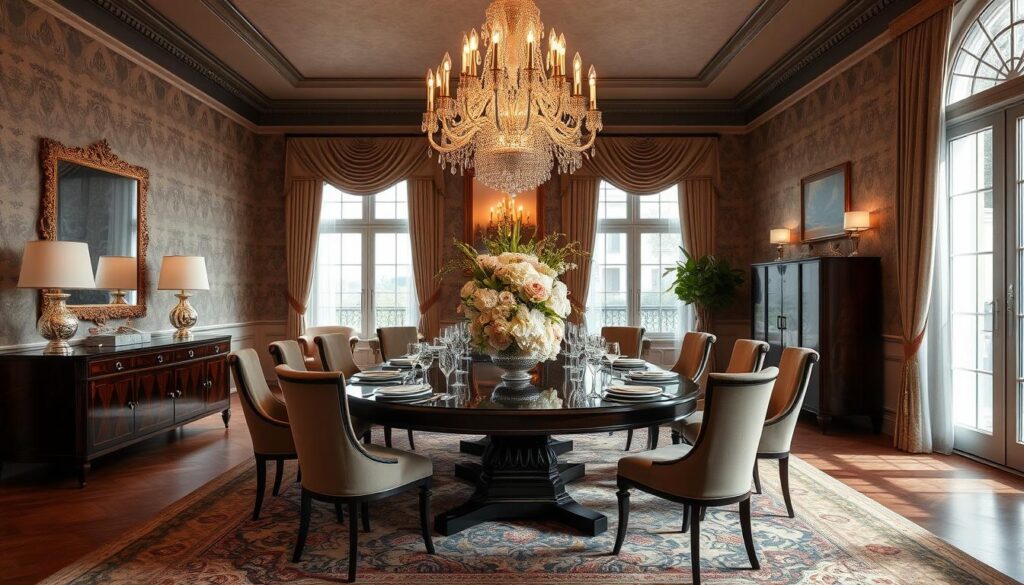 elegant dining room decor