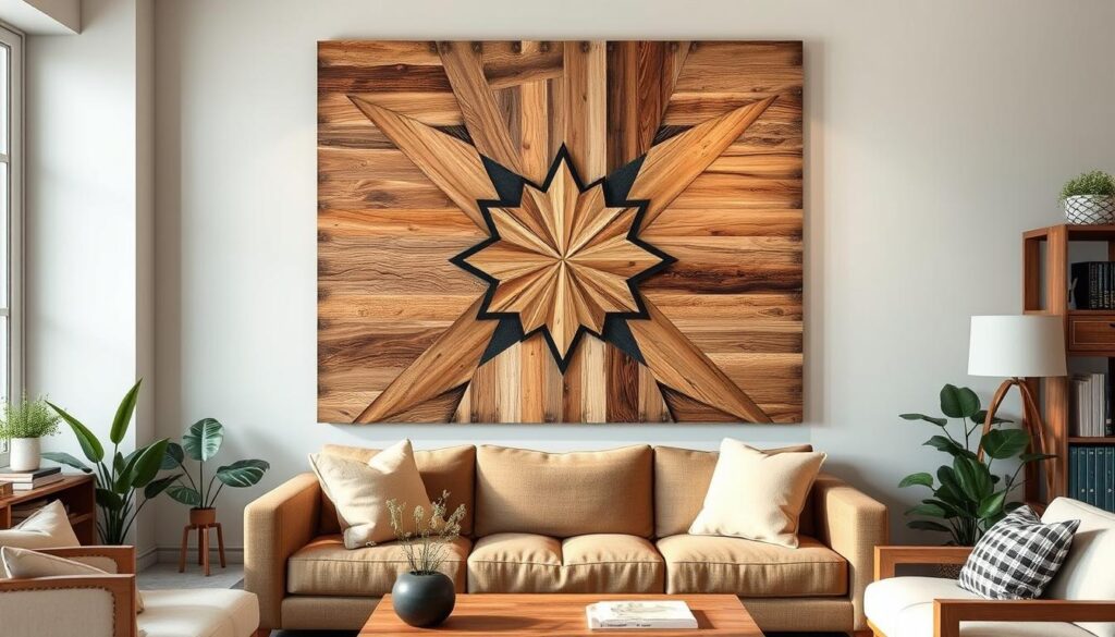 handmade wooden wall art