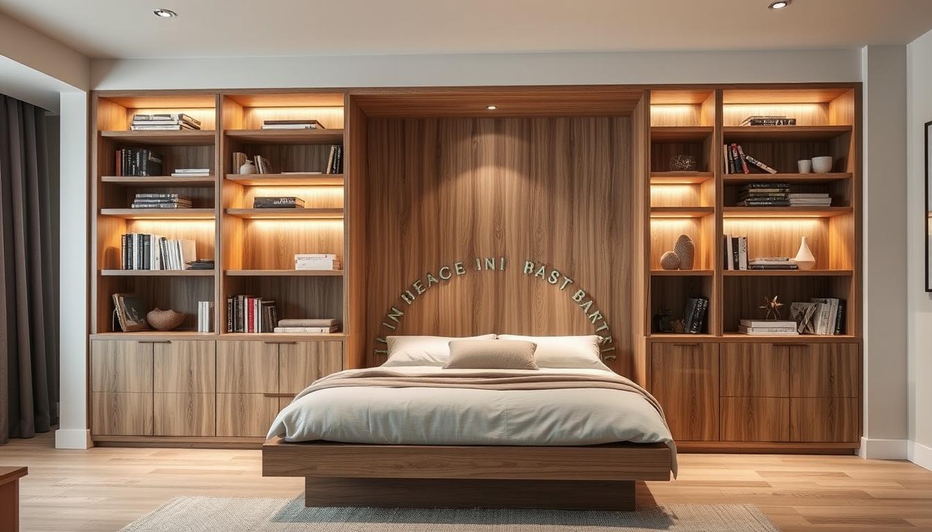 murphy bed bookcase