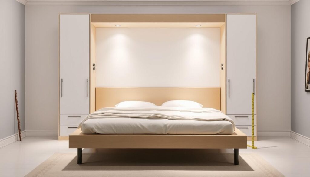 murphy bed height