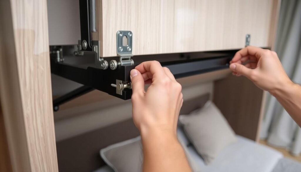 murphy bed height adjustment