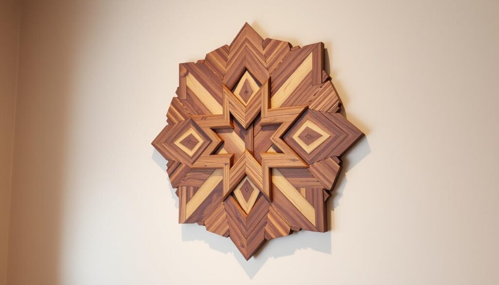 reclaimed wood wall hanging