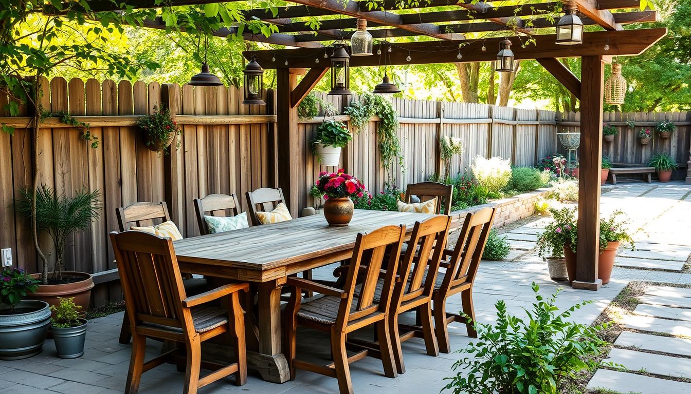 rustic outdoor patio furniture