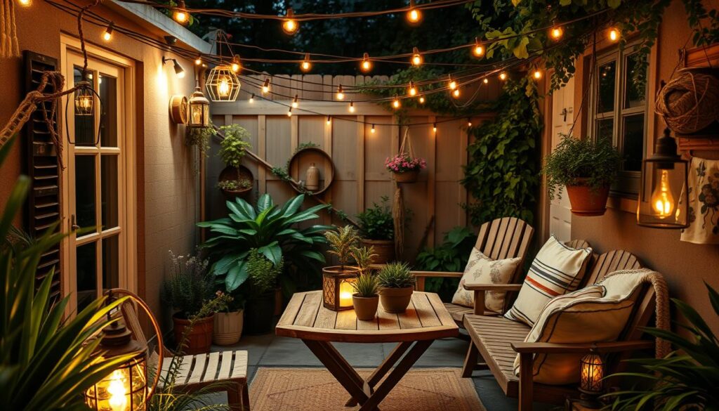 small patio lighting ideas