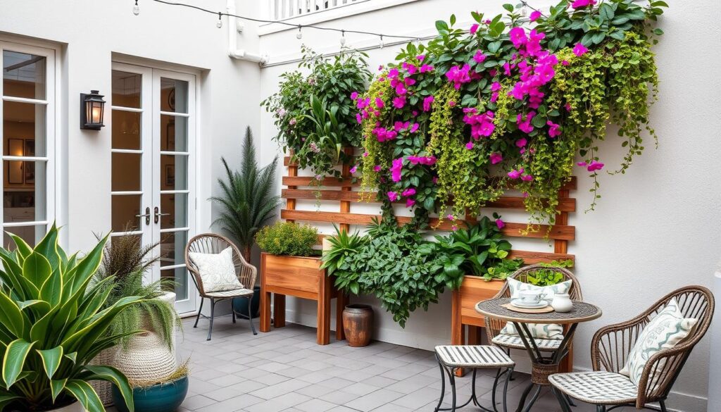 vertical garden ideas for small patios