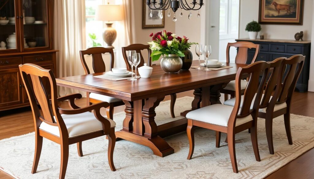 walnut dining table