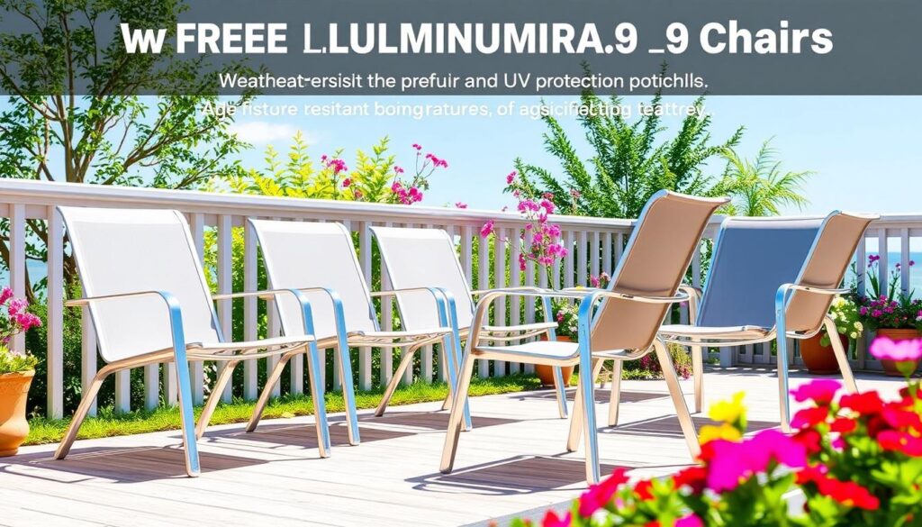 weather-resistant aluminum patio chairs