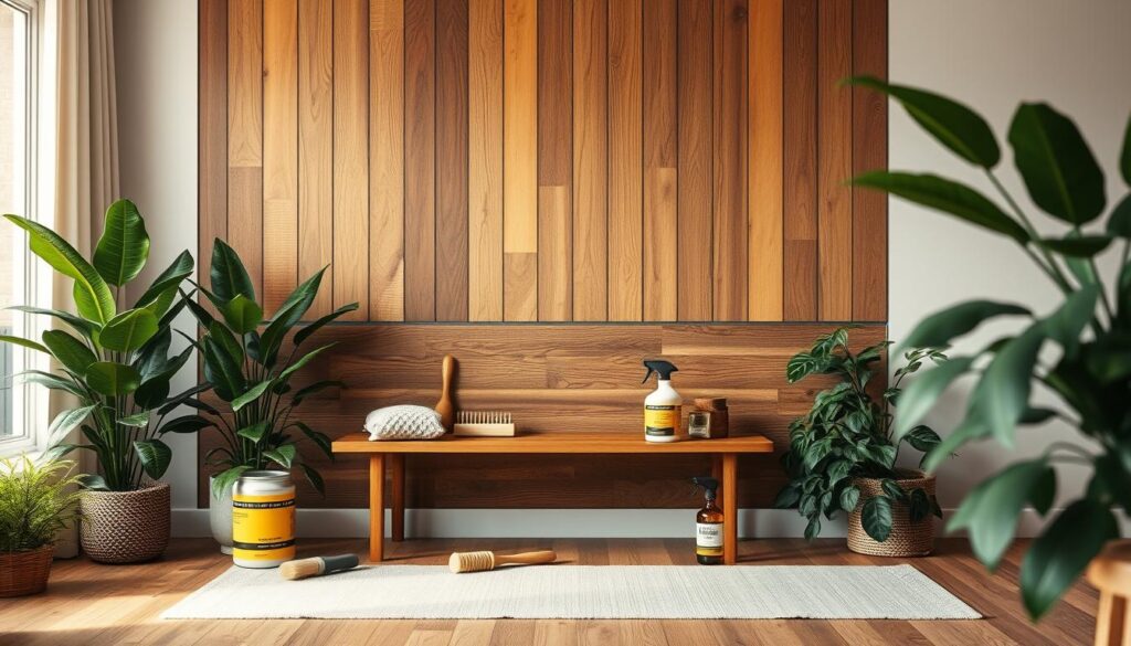 wood wall half maintenance