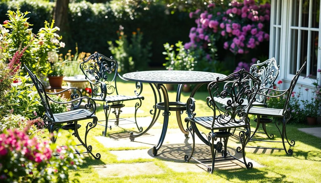 wrought iron patio furniture