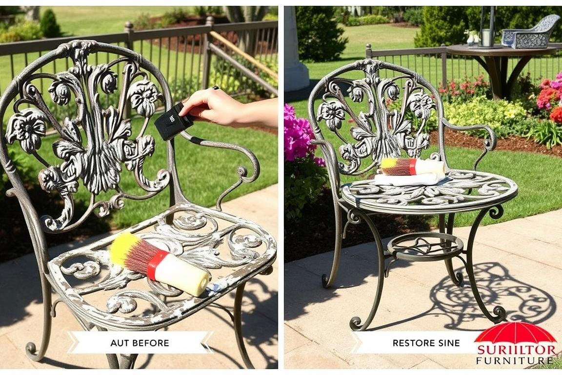 wrought iron patio furniture