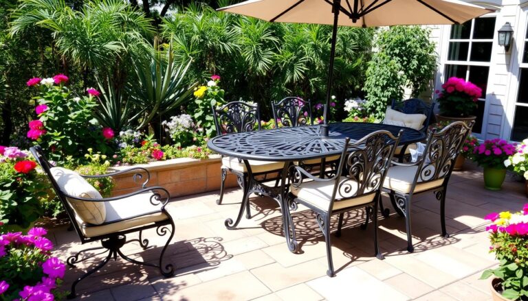 wrought iron patio furniture