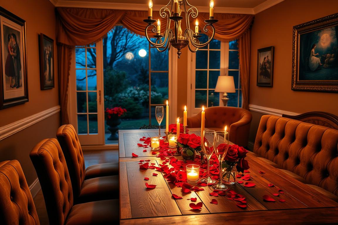 Valentine’s Day Dining Room Decor