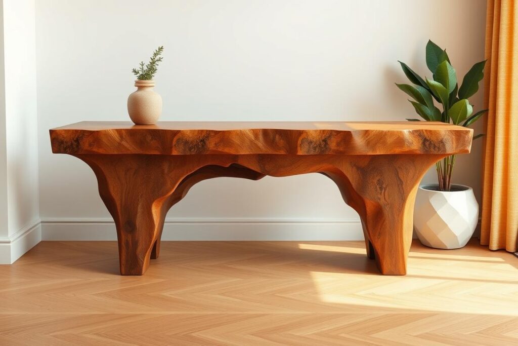 handmade console table