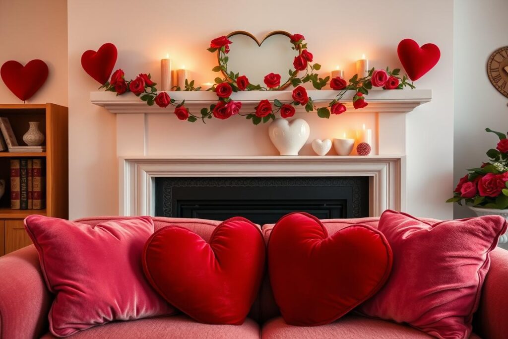 heart-themed living room ideas