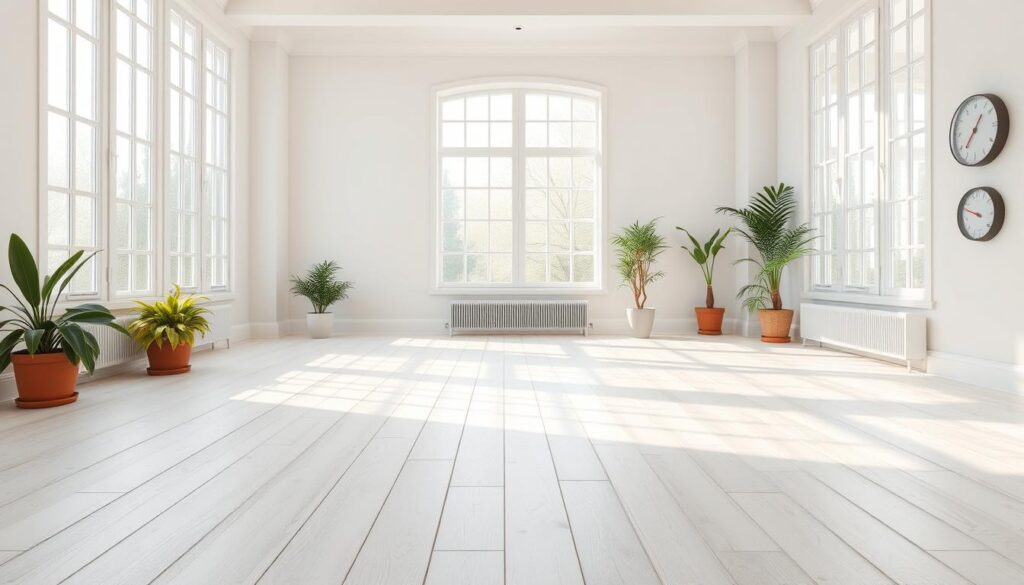 snow white wood flooring acclimation