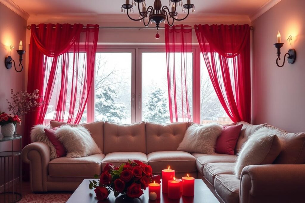 valentine's day living room decor