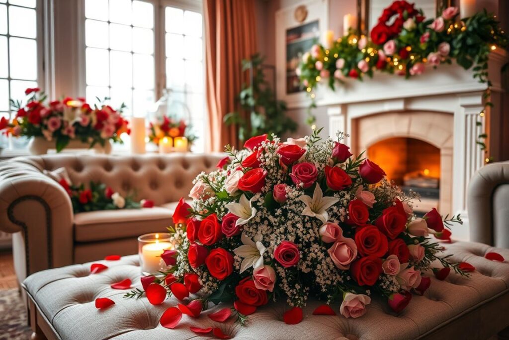 valentine’s day living room decor