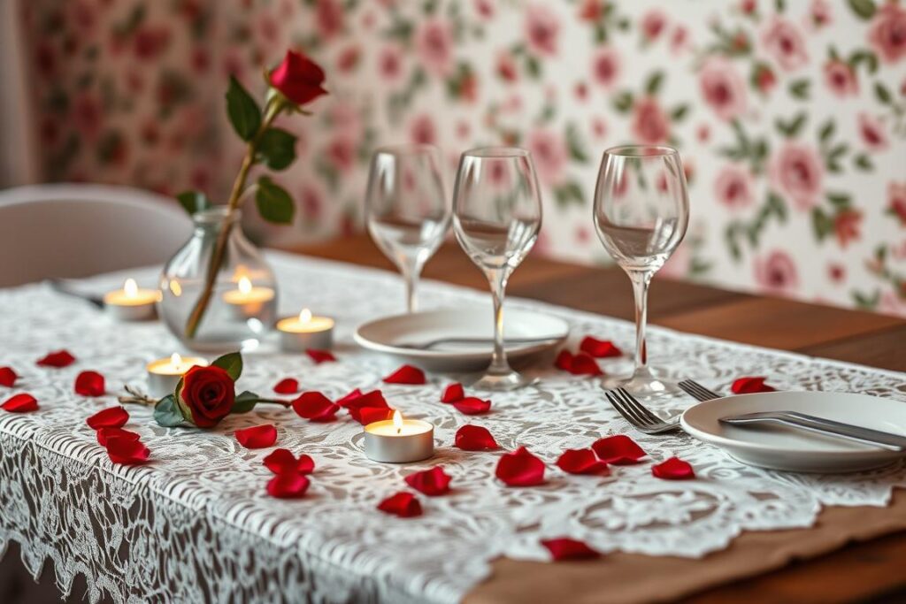 valentine's day table setting