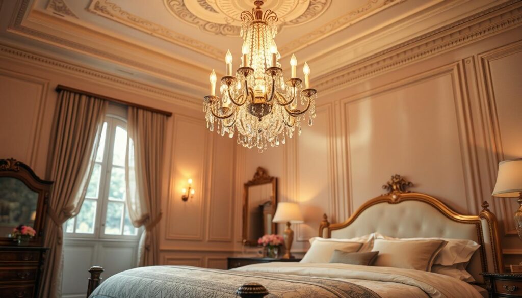 bedroom chandelier ideas