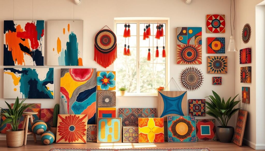 colorful wall art