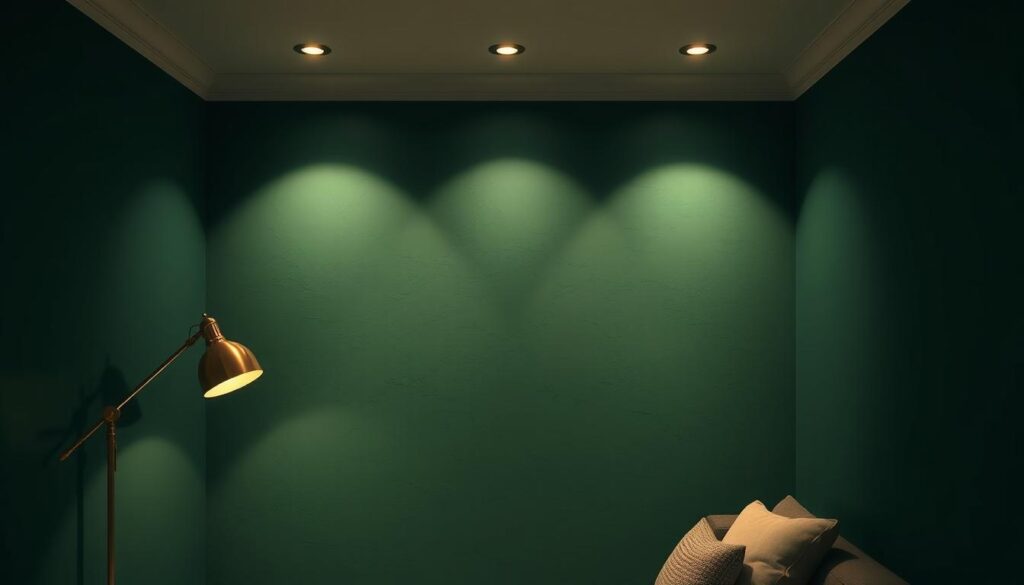 dark green wall paint for tiny spaces