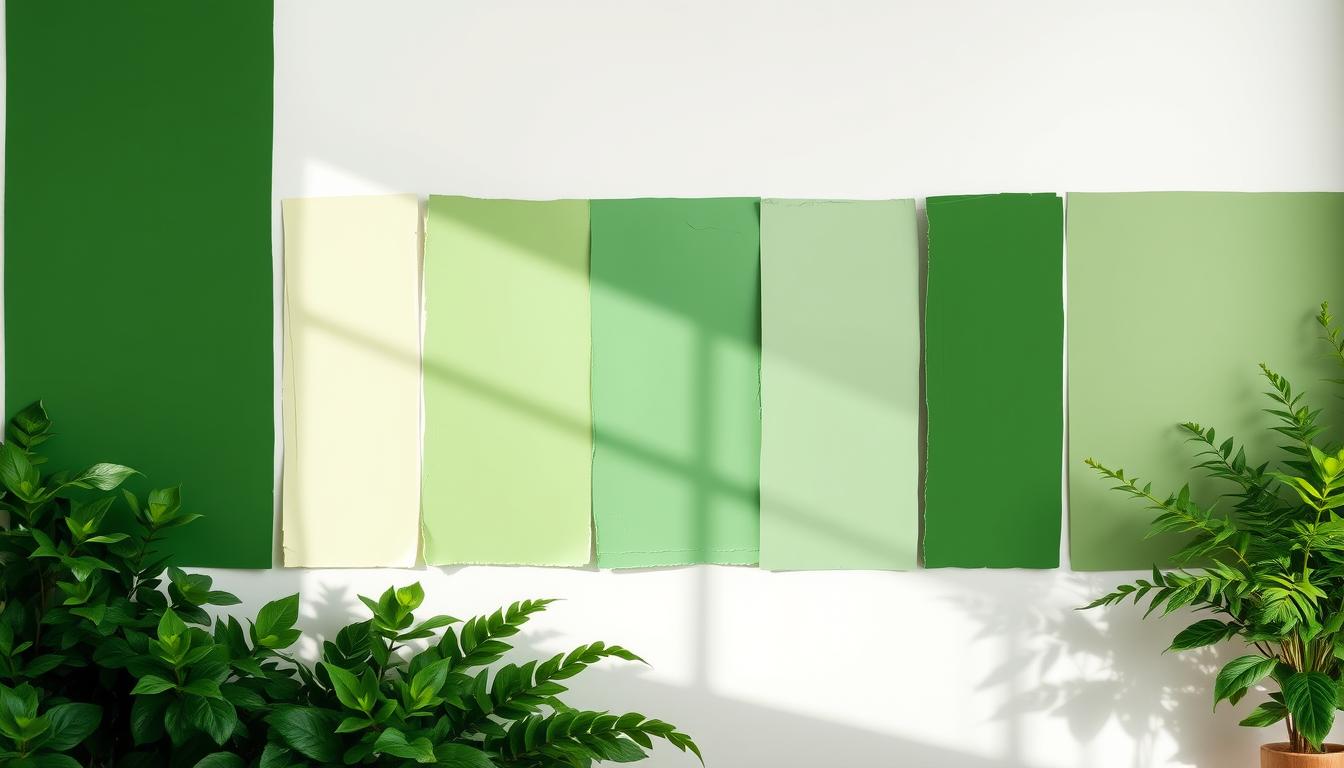 green wall paint colors