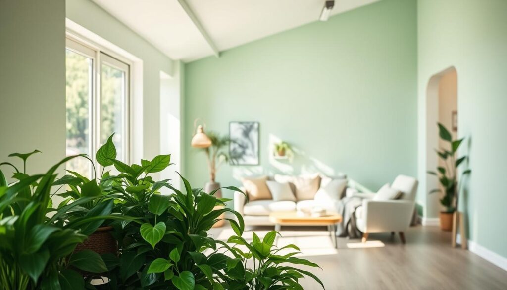 trending green paint colors for compact areas